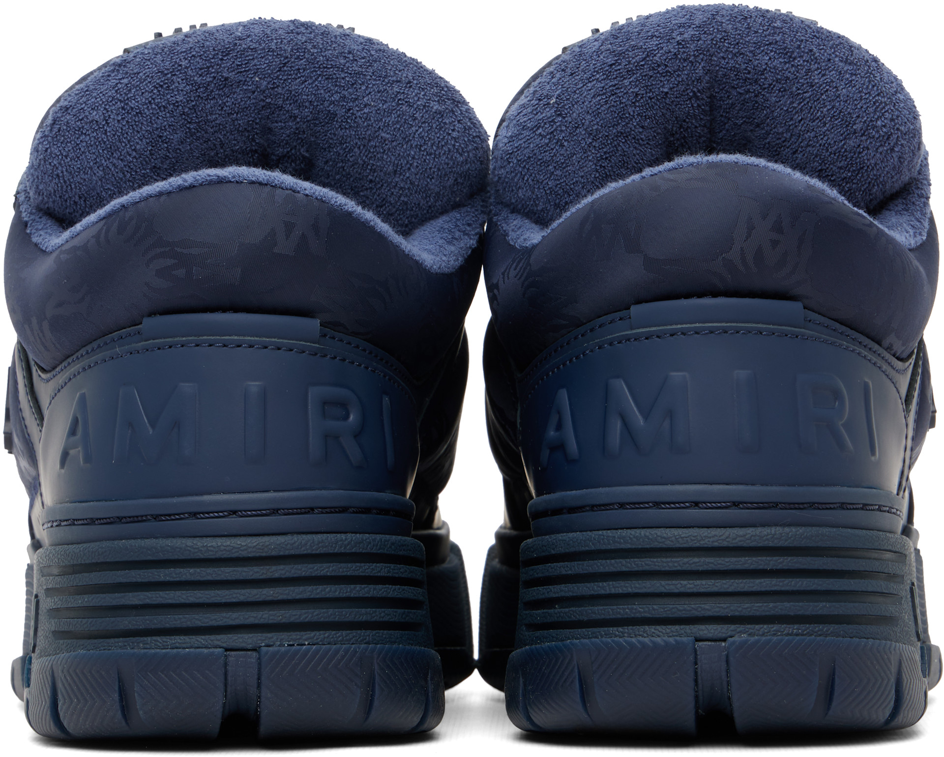 AMIRI: Navy MA Quad Nylon MA-1 Sneakers | SSENSE