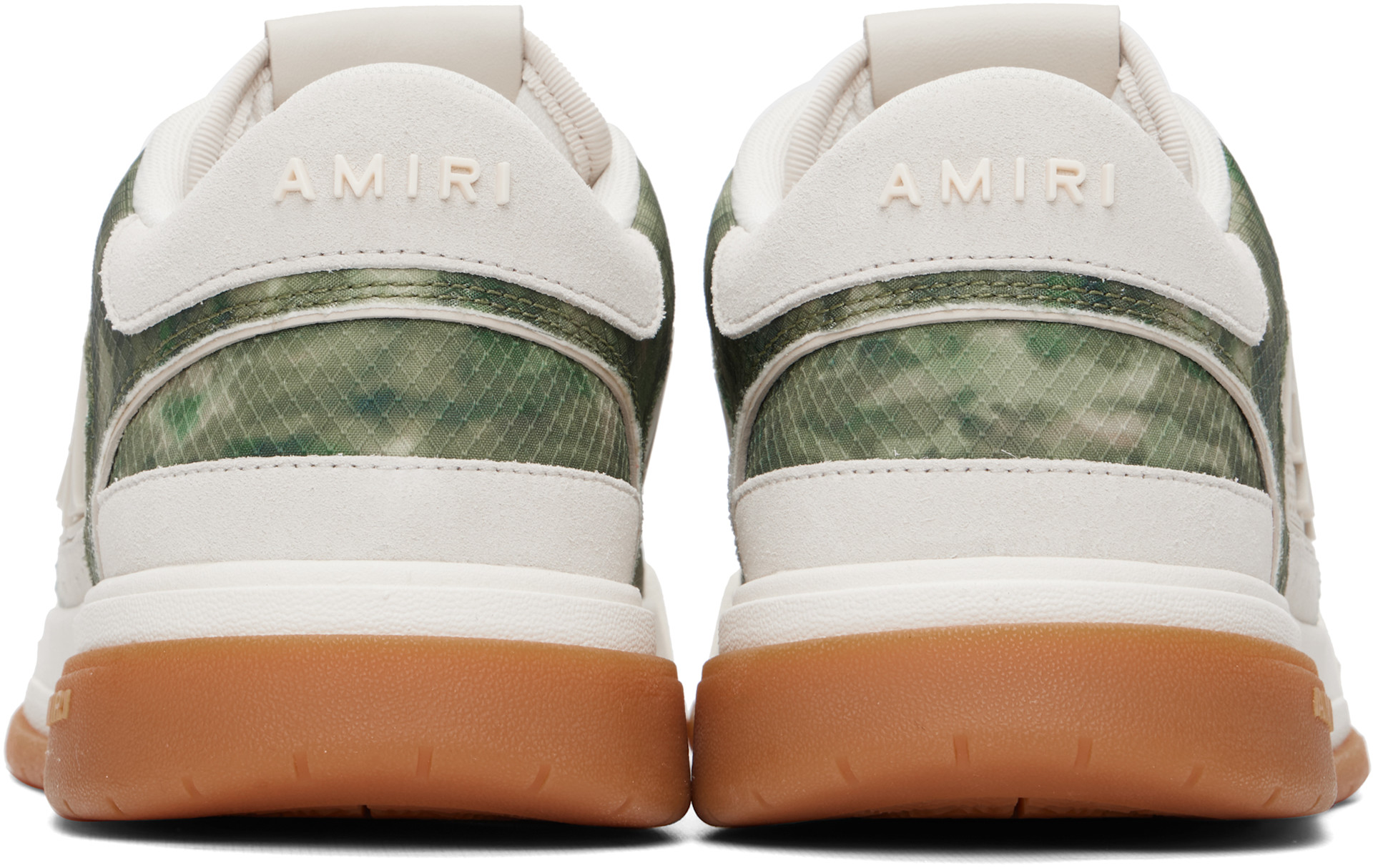 AMIRI: ベージュ＆カーキ Camo Classic Low スニーカー | SSENSE 日本