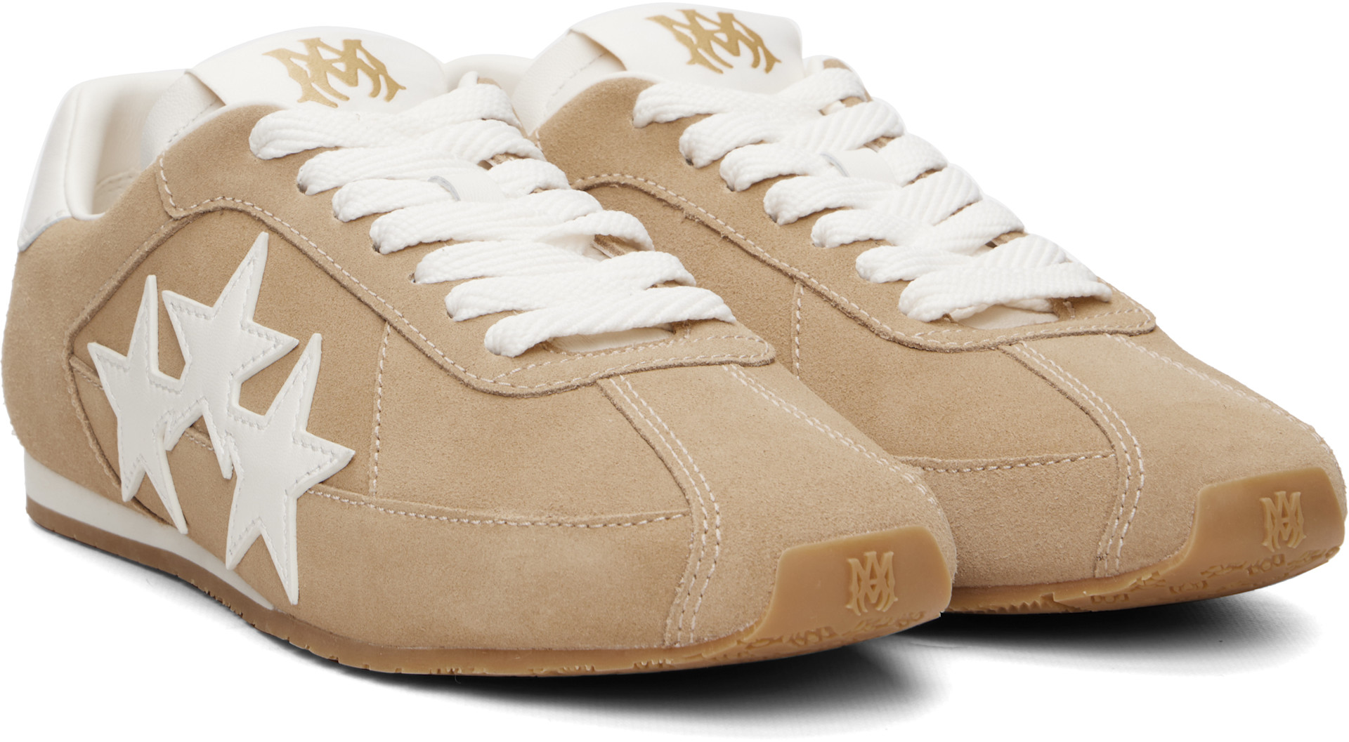 AMIRI - Baskets Pacific brun clair