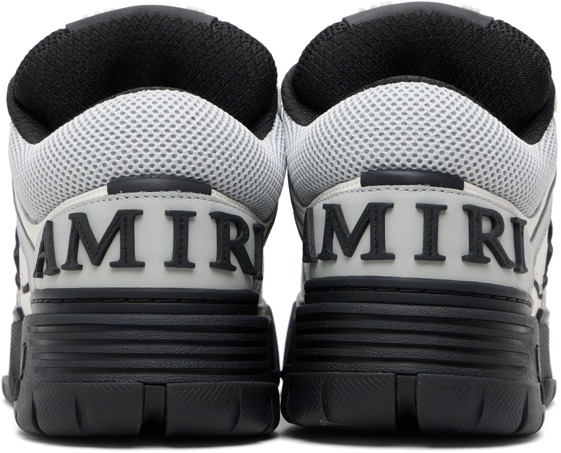 AMIRI: ホワイト＆グレー MA Patch MA-1 スニーカー | SSENSE 日本