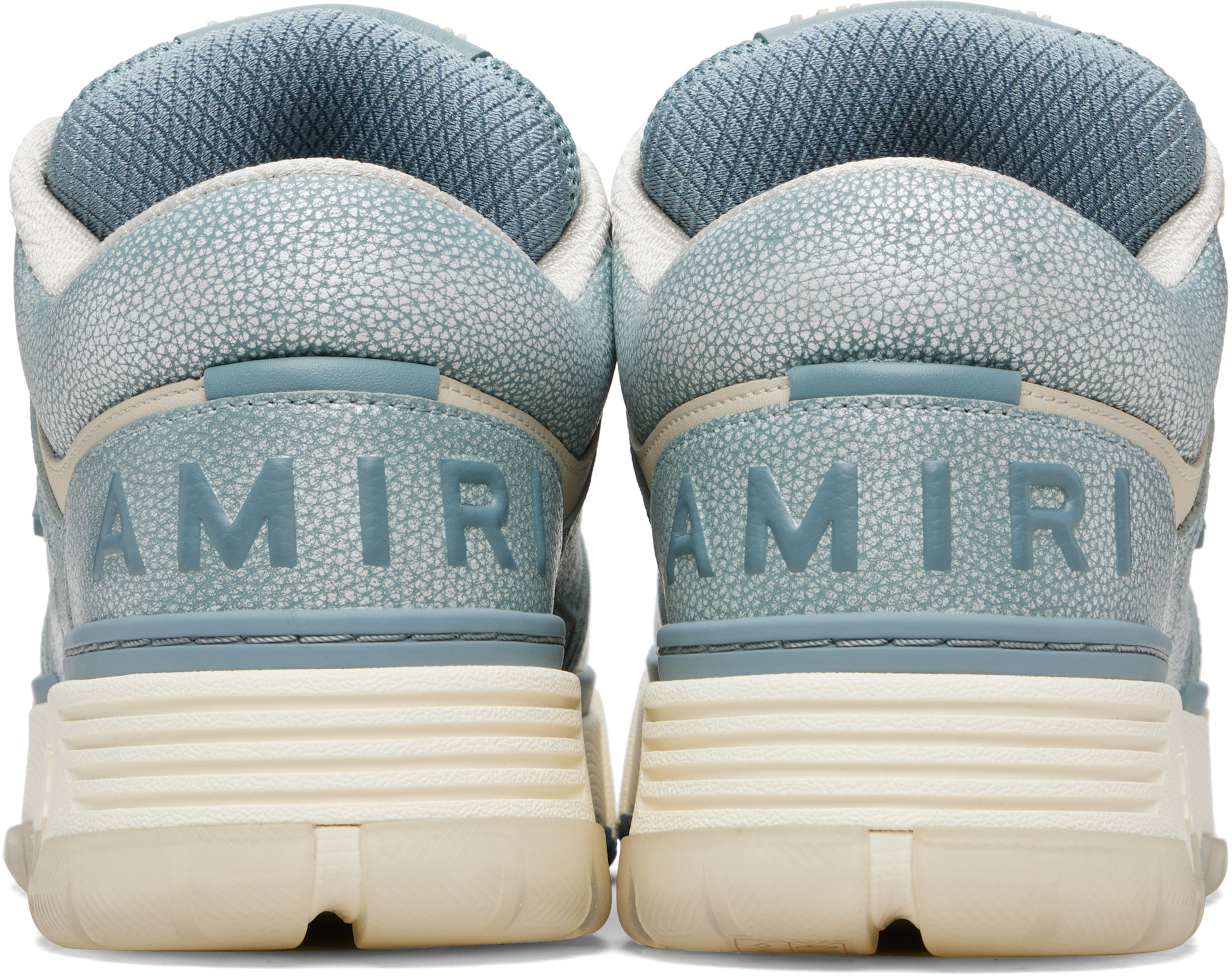 AMIRI - Blue Pebbled MA-1 Sneakers