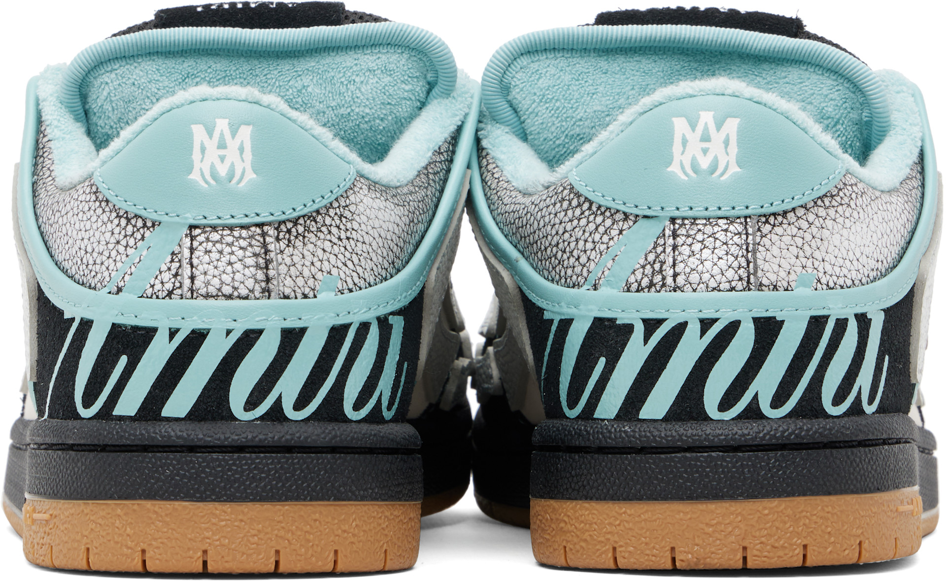 AMIRI スニーカー AMIRI: Black & Blue XL Skel Top Low Sneakers | SSENSE