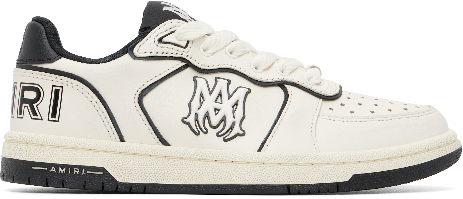 AMIRI - Off-White & Black Newport Sneakers