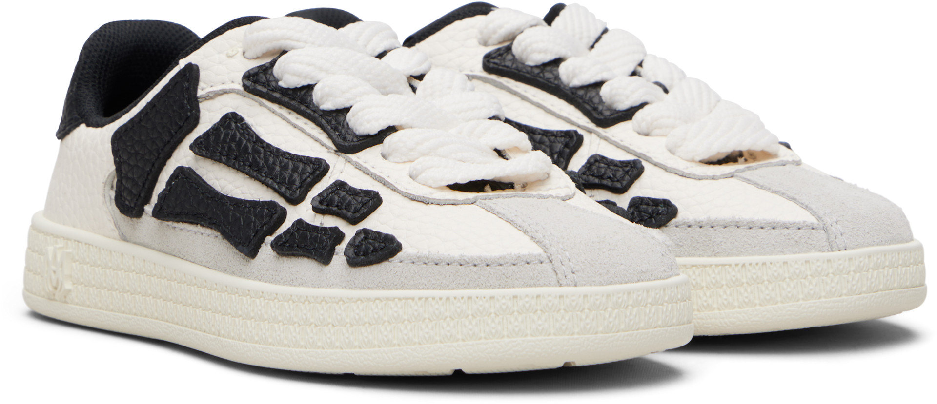 AMIRI - Enfant | Baskets Pacific blanc à appliqué d'os