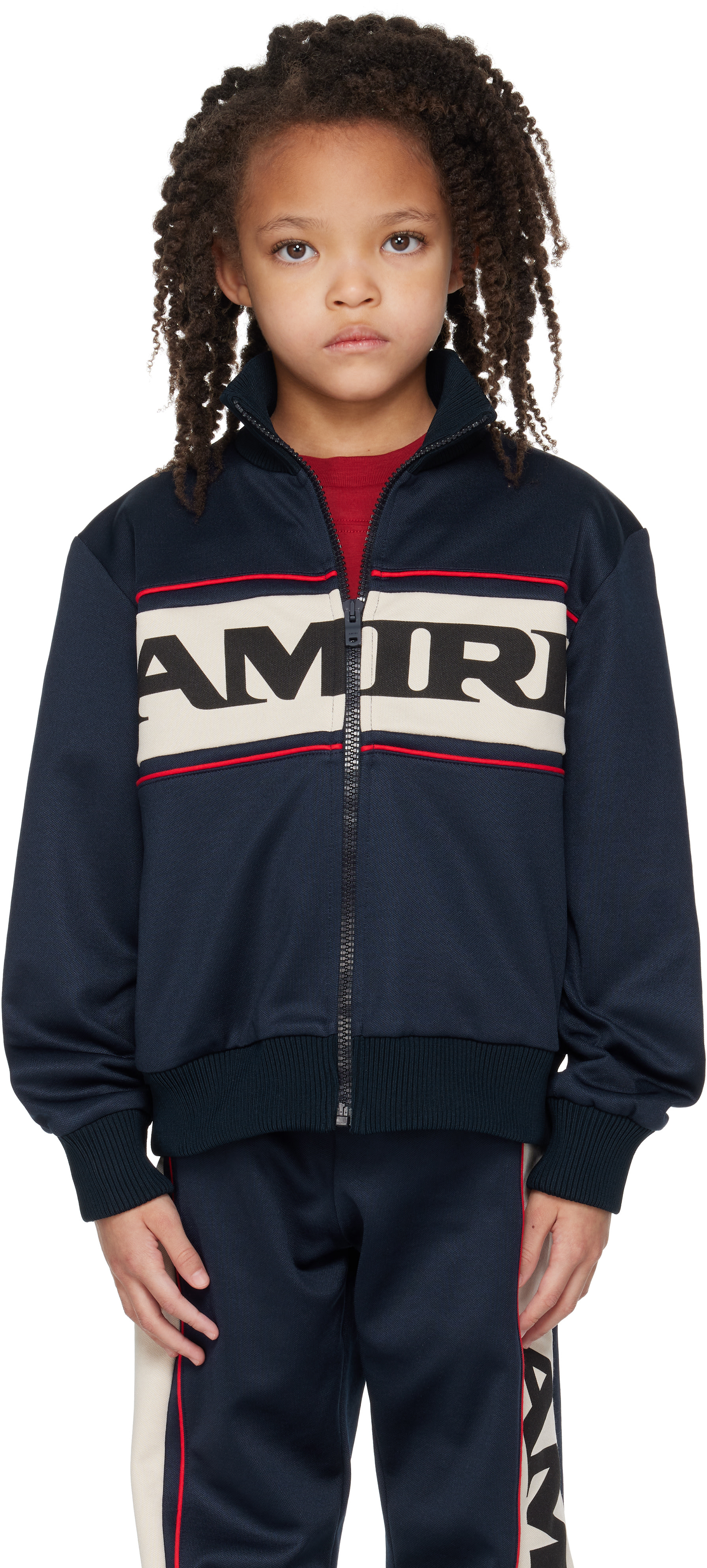 AMIRI: キッズ｜ネイビー 'AMIRI' Sport トラックジャケット | SSENSE 日本