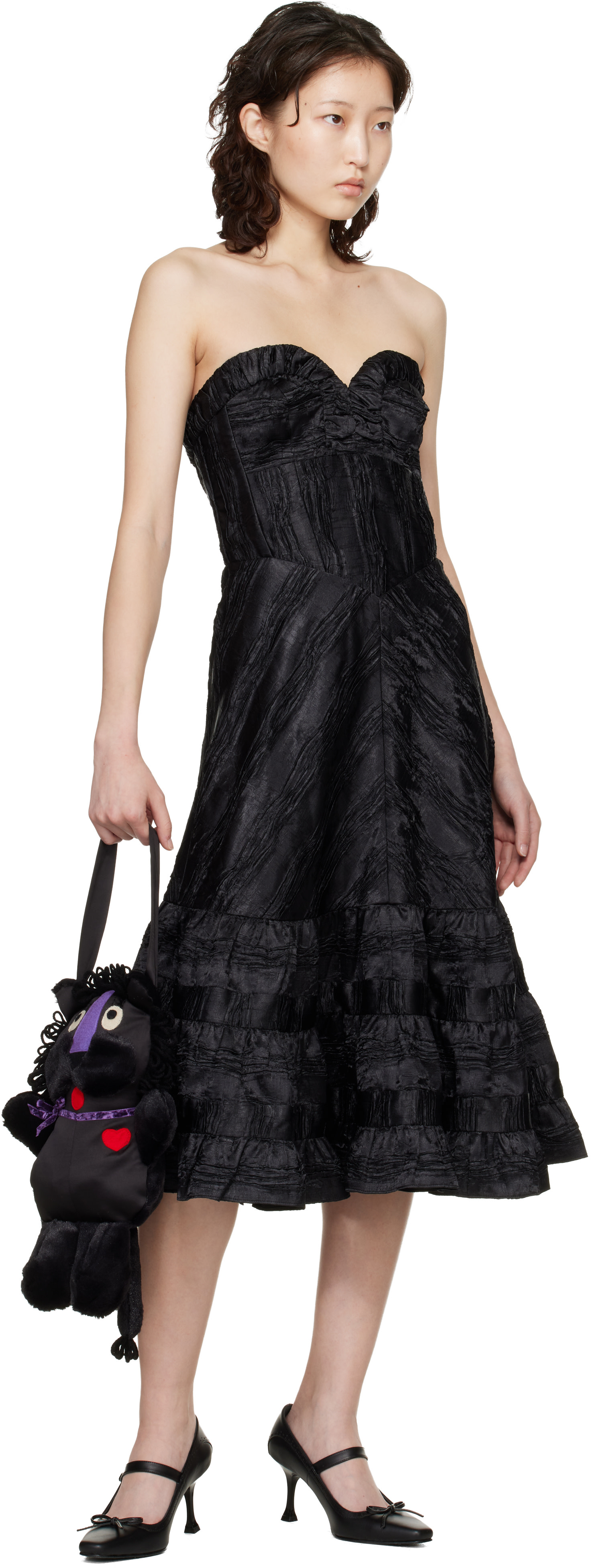 Anna Sui: SSENSE Exclusive Black Lion Bag | SSENSE