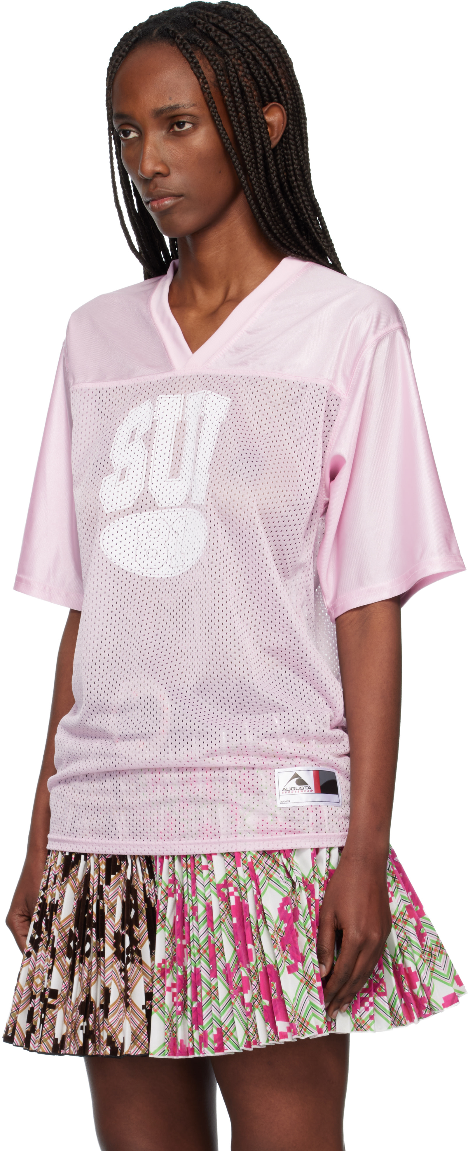Anna Sui - Maillot rose à logo graphique