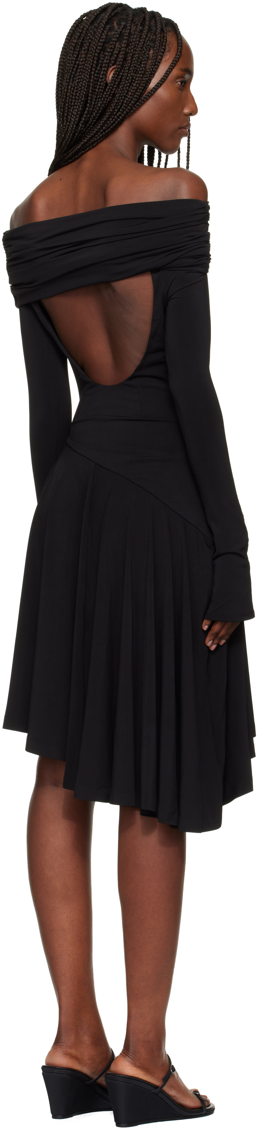 GUIZIO - Robe courte Lola noire