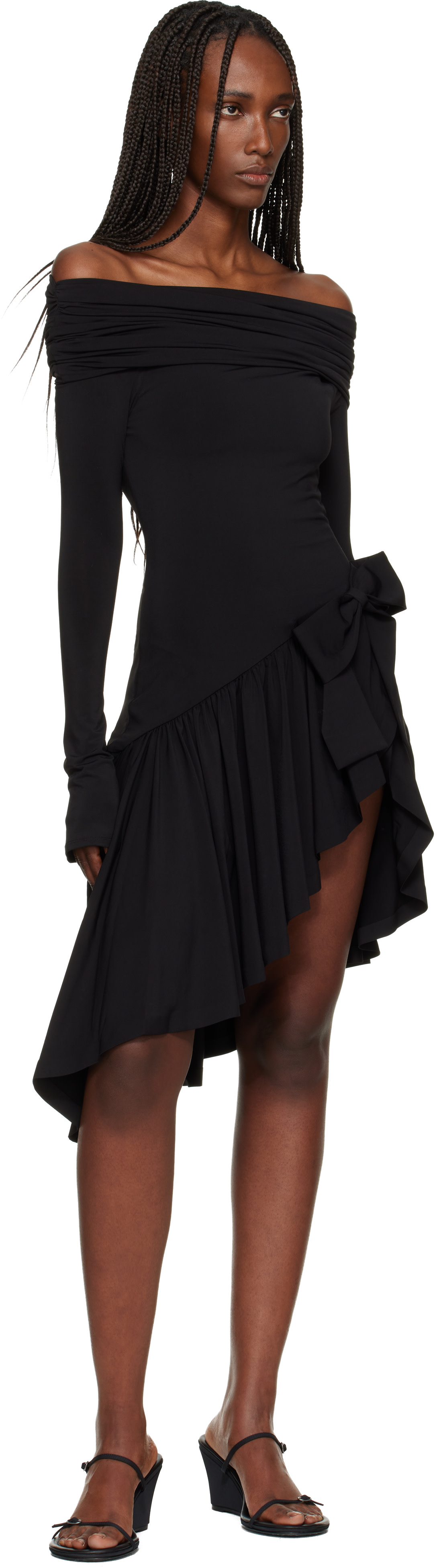 GUIZIO - Robe courte Lola noire