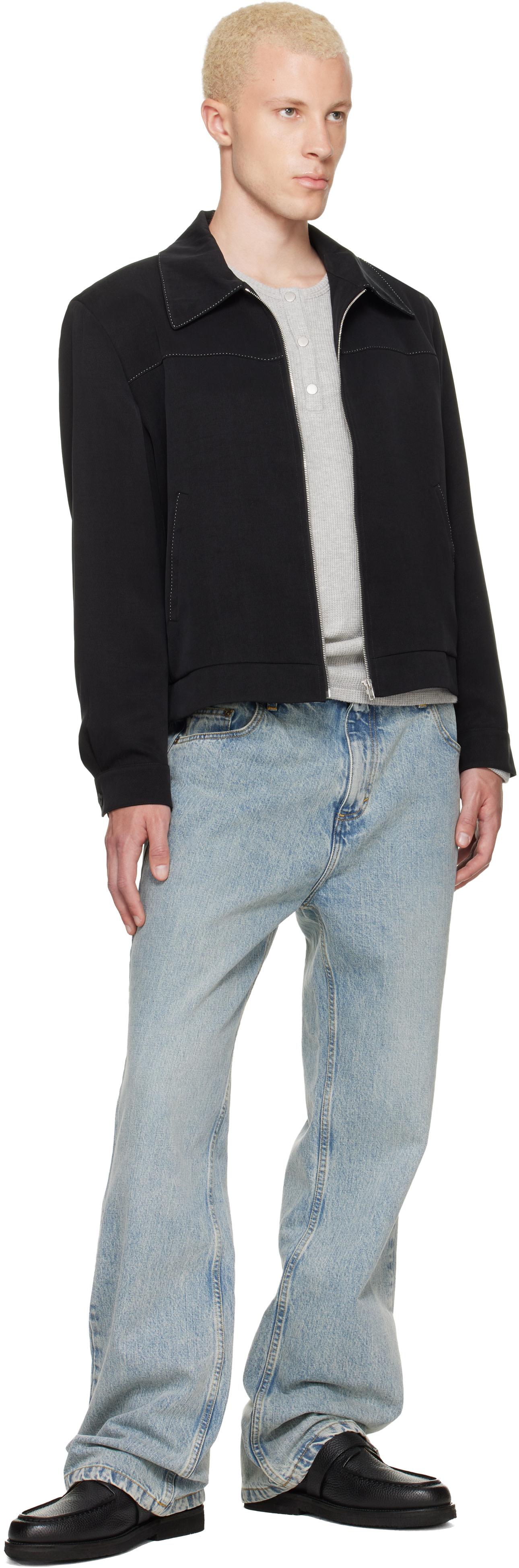 Second/Layer - Blouson Herman noir