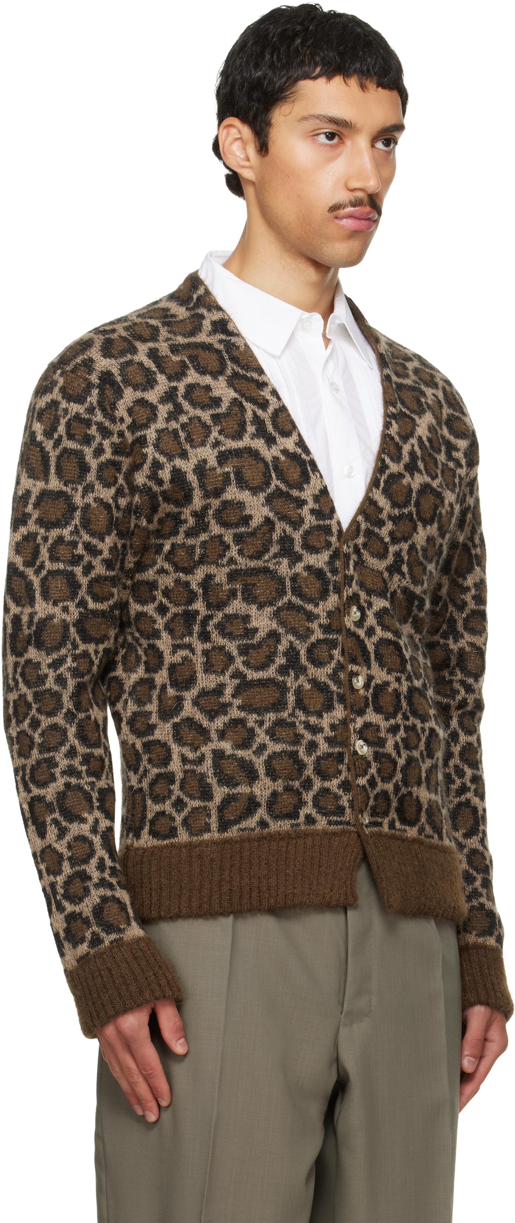 Second/Layer - Cardigan Chevy brun