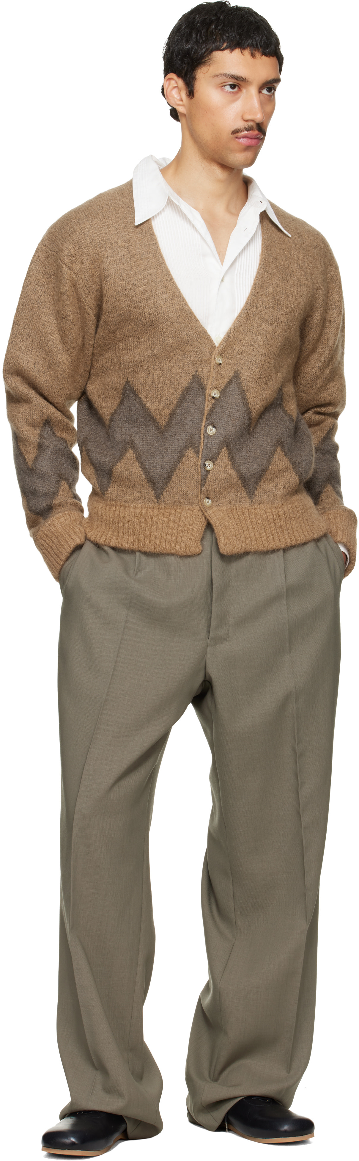 Second/Layer - Beige Chevy Cardigan