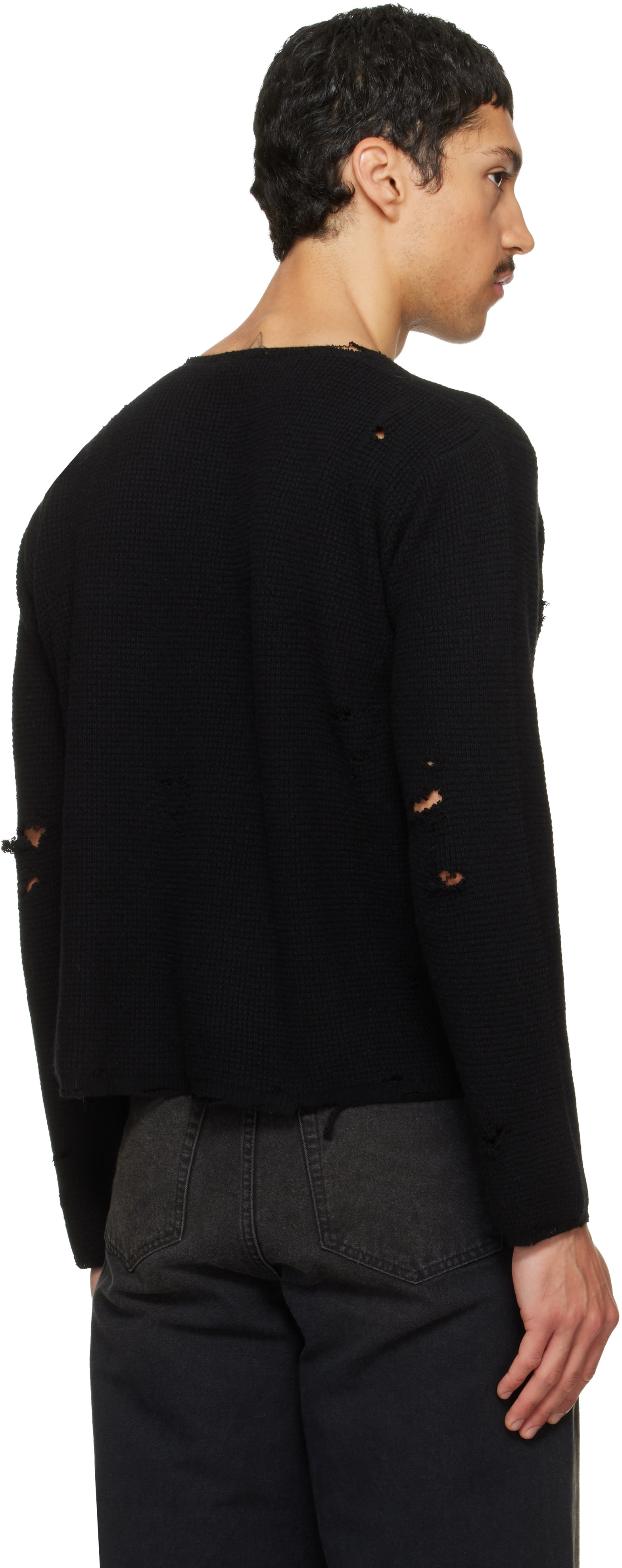 Second/Layer - Black Friends Pullover Sweater