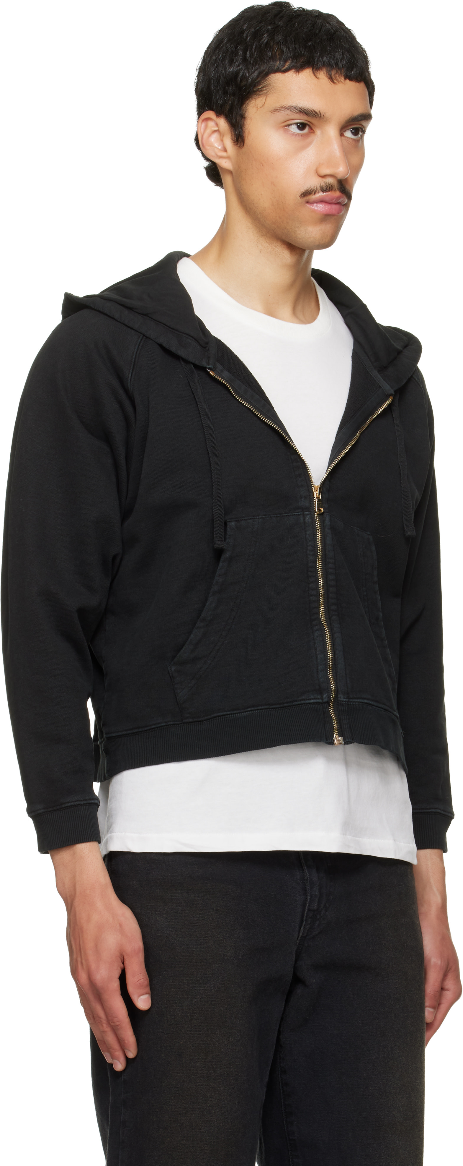 Second/Layer - Pull à capuche Rola noir à glissière