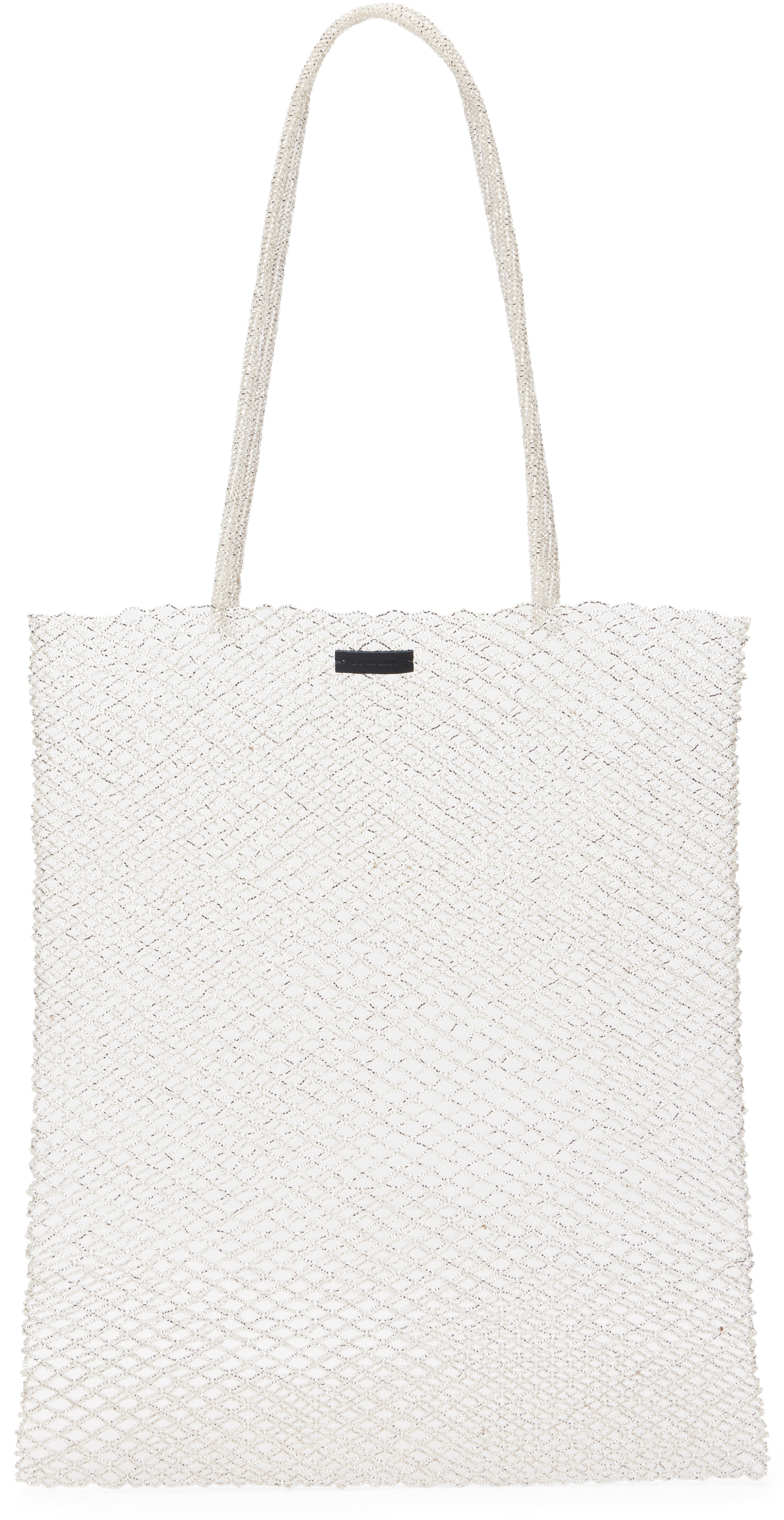 CORDERA: シルバー ハンドメイド ビーズ トートバッグ | SSENSE 日本