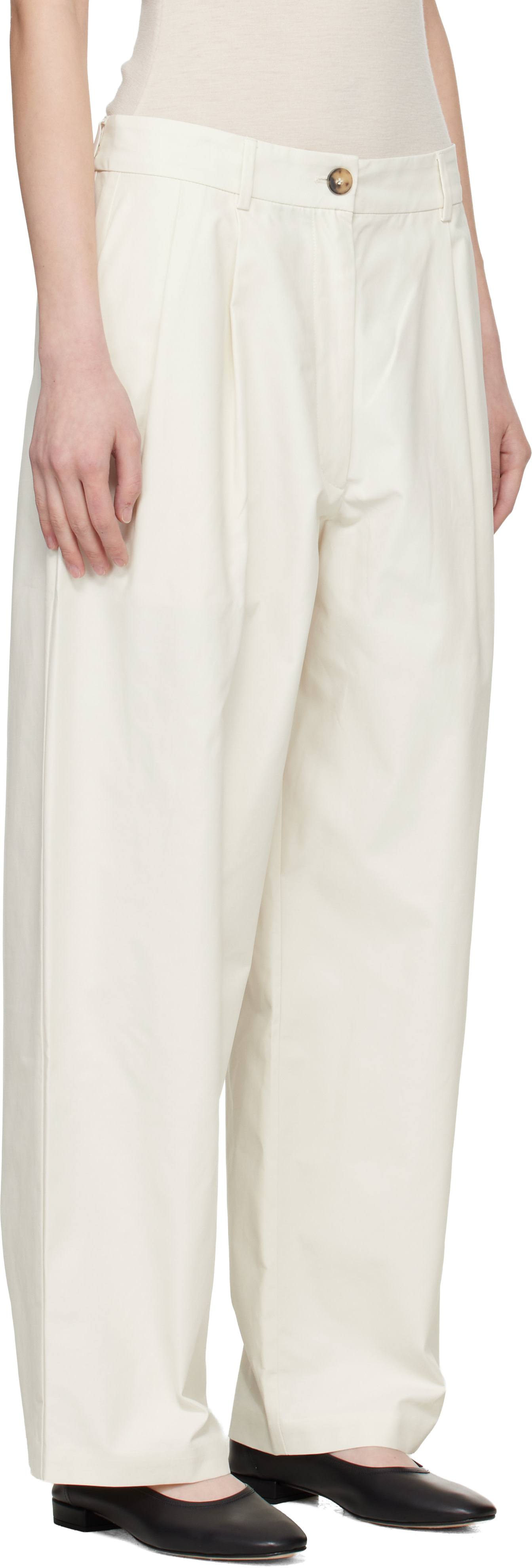 Cordera - White Technical Tailored Trousers