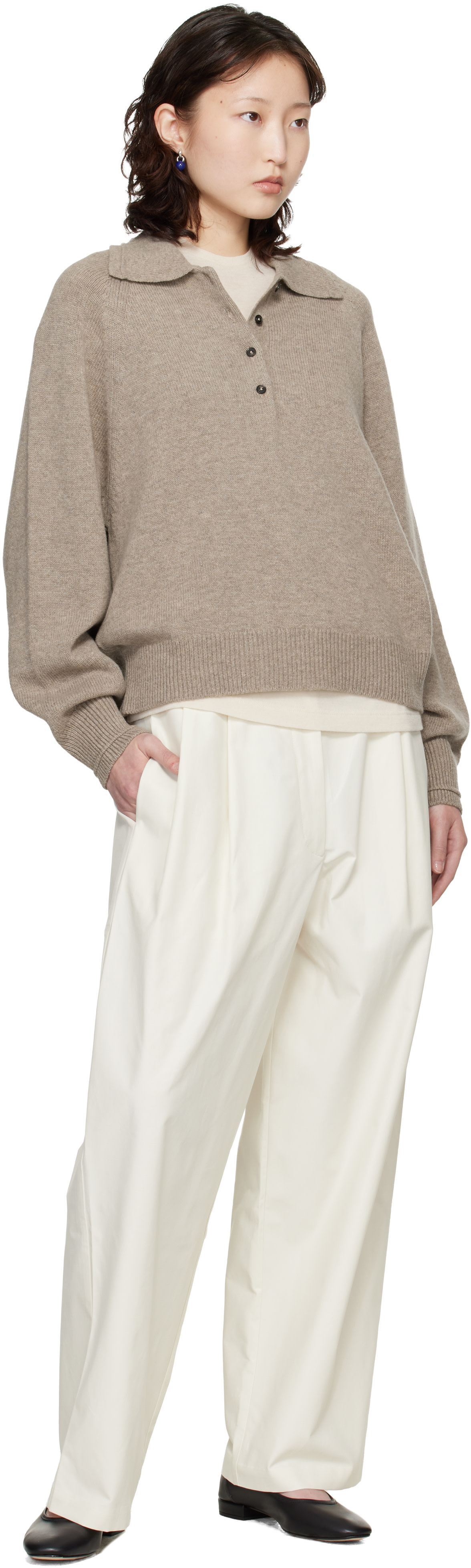 Cordera - White Technical Tailored Trousers
