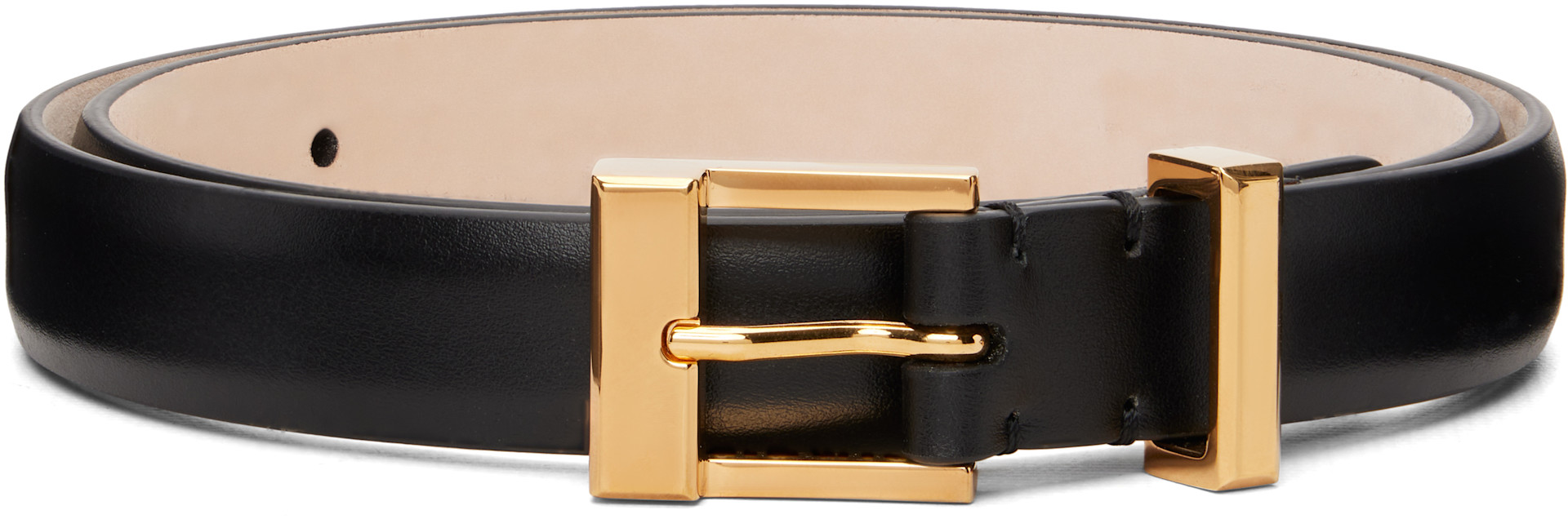 KHAITE - Ceinture Manhattan noire
