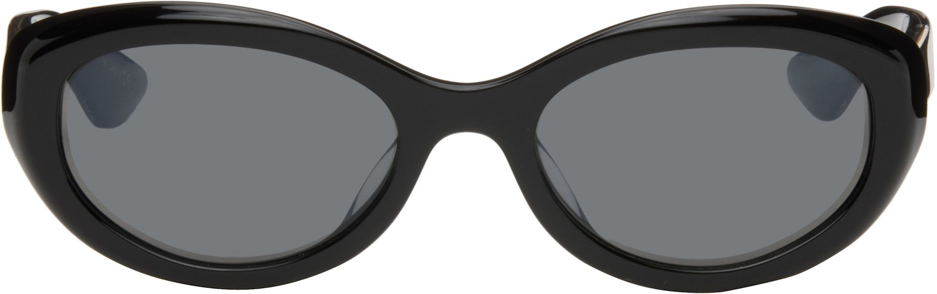 KHAITE: Black Oliver Peoples Edition 1969C Sunglasses | SSENSE