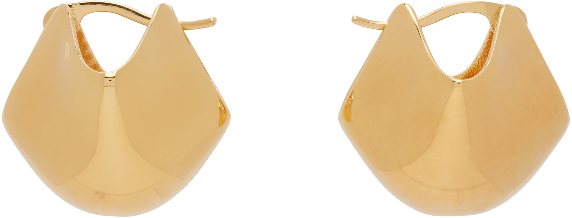 KHAITE - Petites boucles d'oreilles Lotus