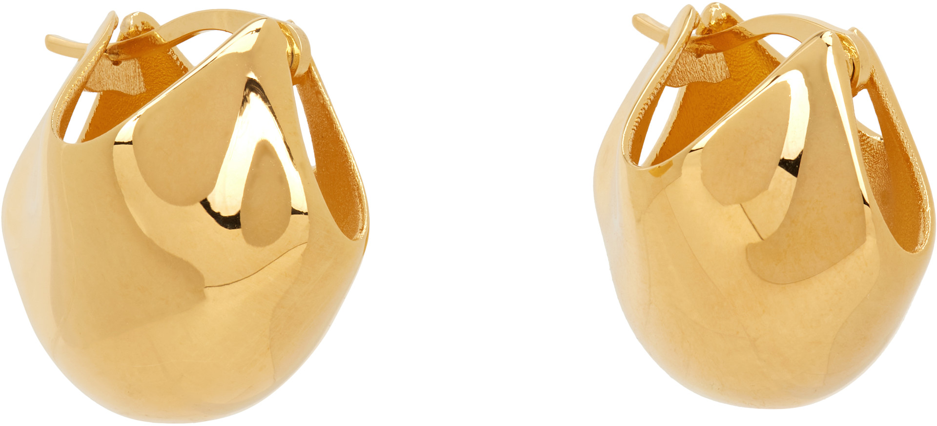 KHAITE - Petites boucles d'oreilles Lotus