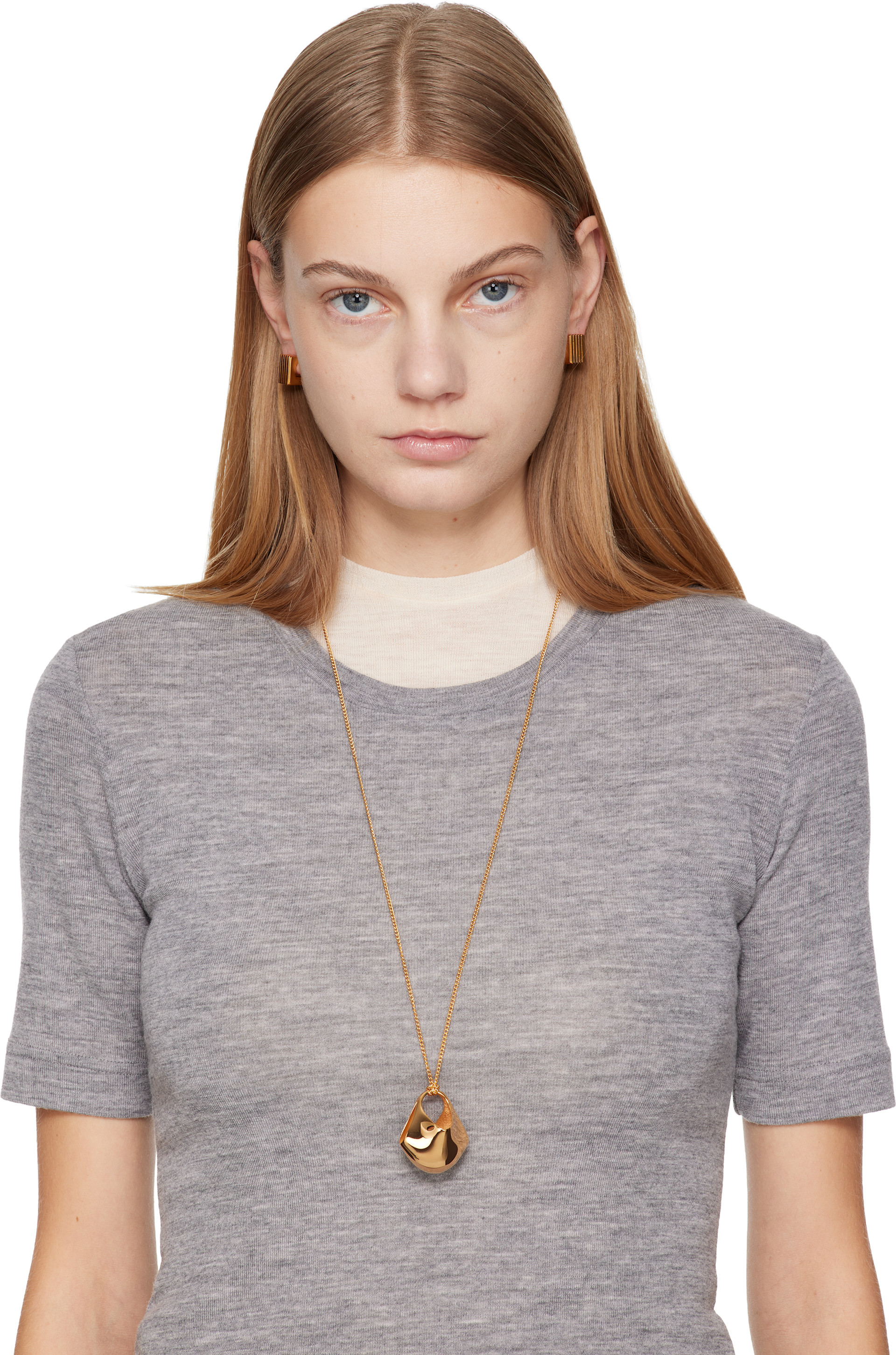 KHAITE - Collier Lotus à petit pendentif