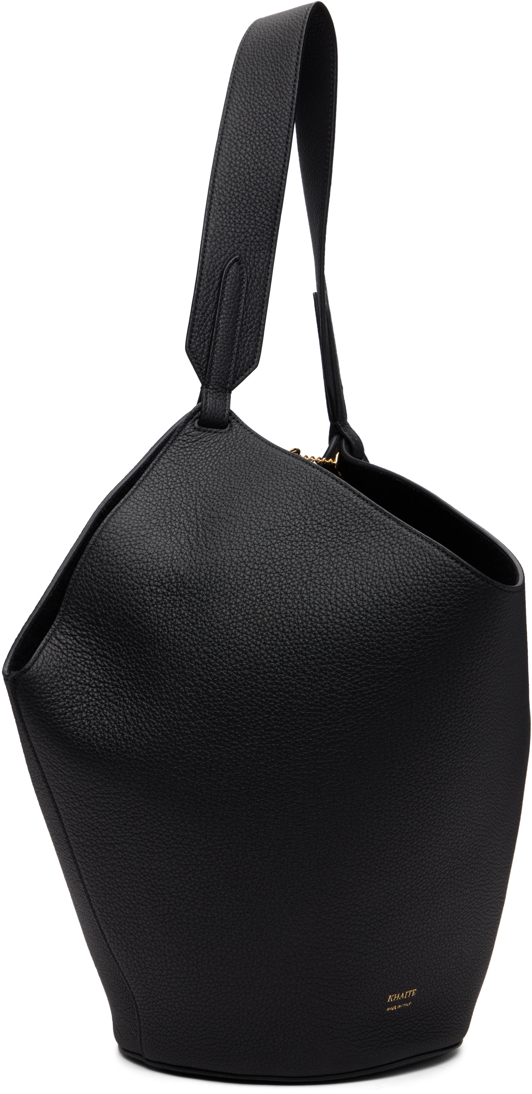 KHAITE - Petit cabas Lotus noir
