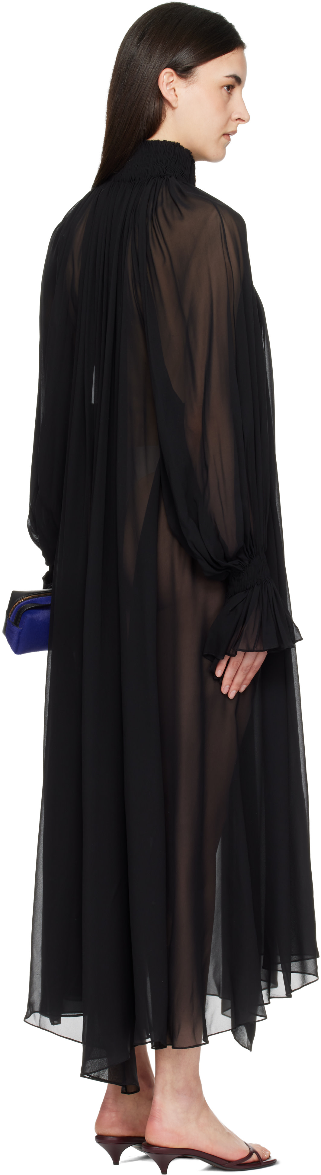 KHAITE - Robe longue Edgar noire