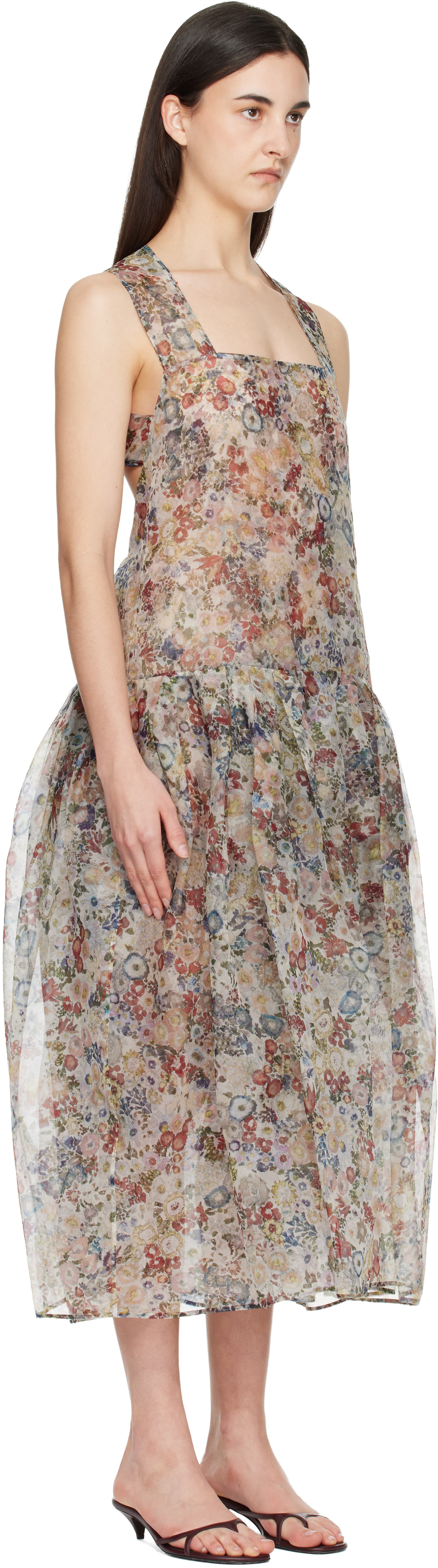 KHAITE - Robe longue Amello multicolore