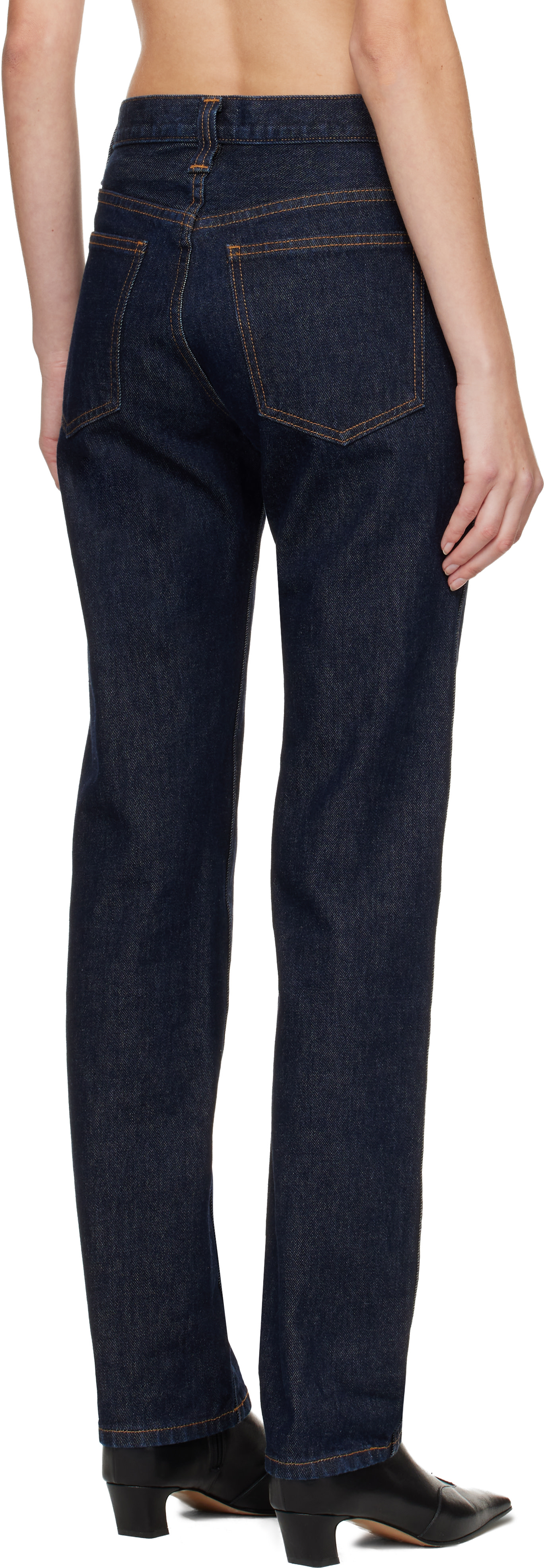 KHAITE - Jean Farley bleu marine