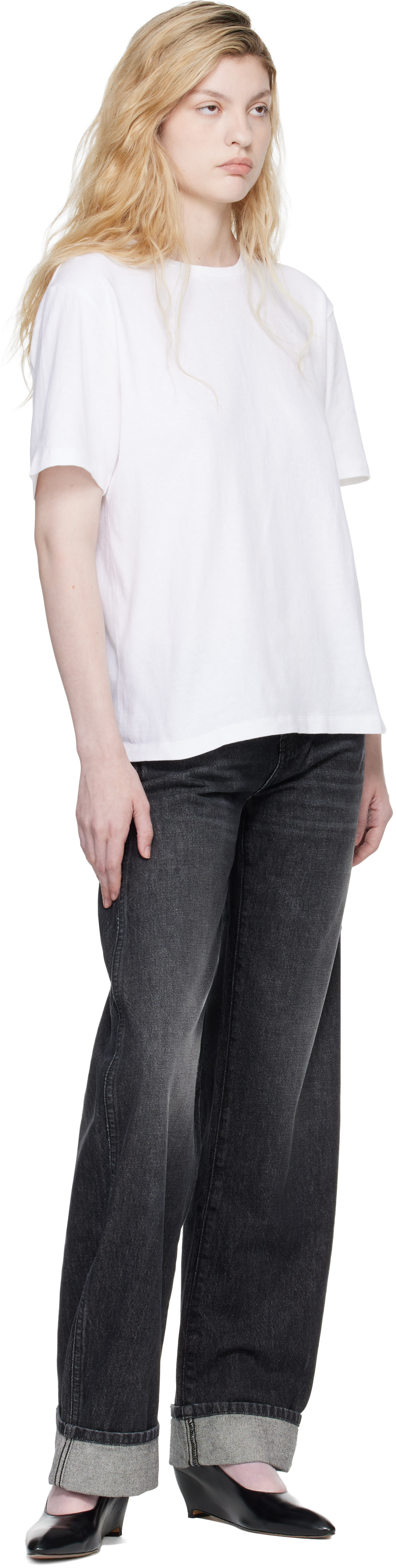 KHAITE - T-shirt Mae blanc