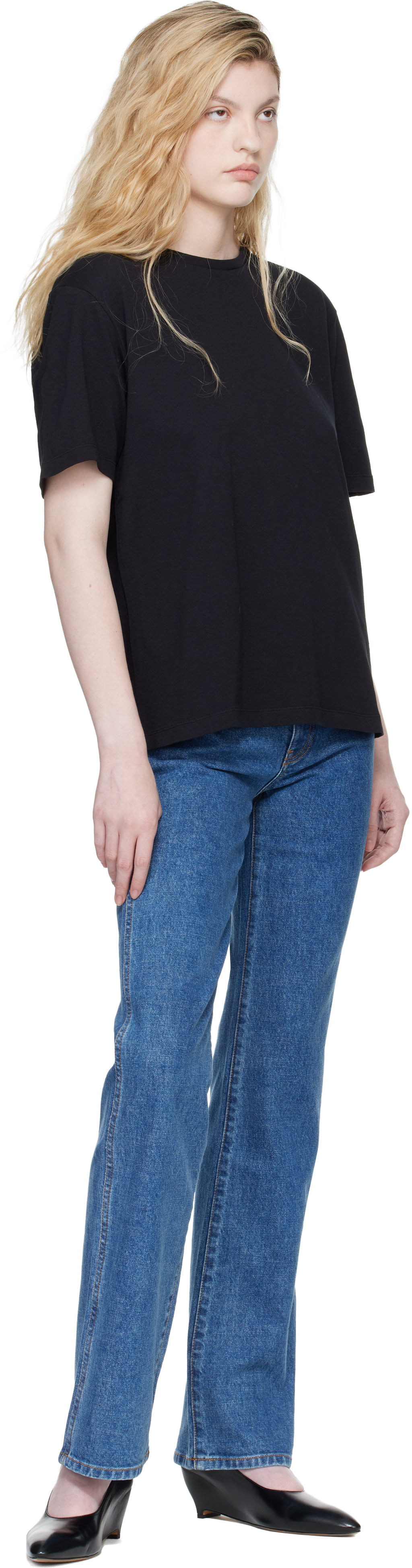 KHAITE - T-shirt Mae noir