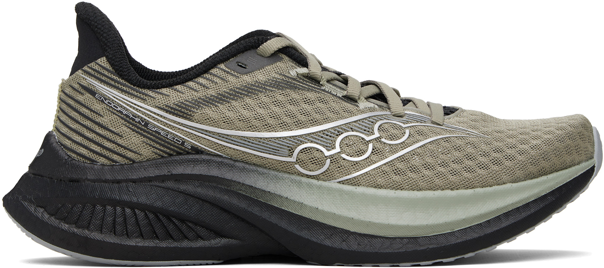 Saucony - Khaki Endorphin Speed 5 Sneakers