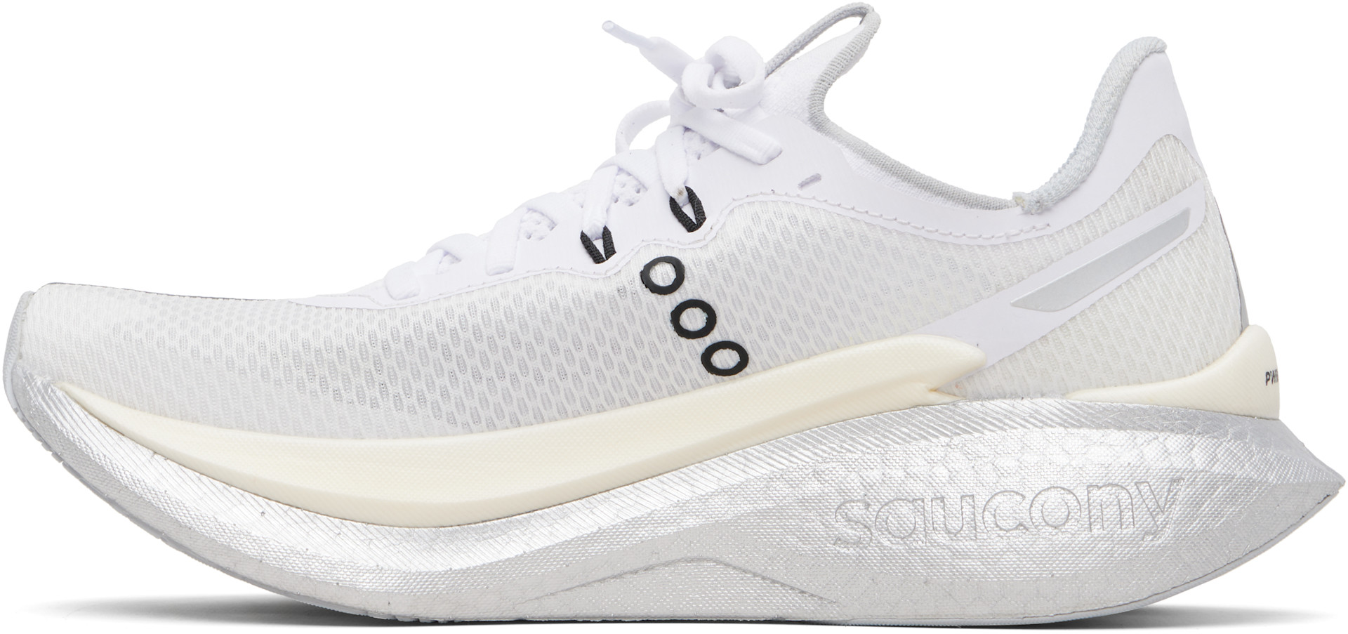 Saucony - White Endorphin Pro 5 Sneakers