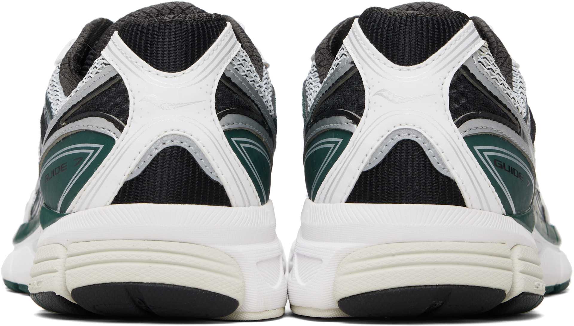 Saucony - Baskets Guide 7 blanc et vert à technologie ProGrid