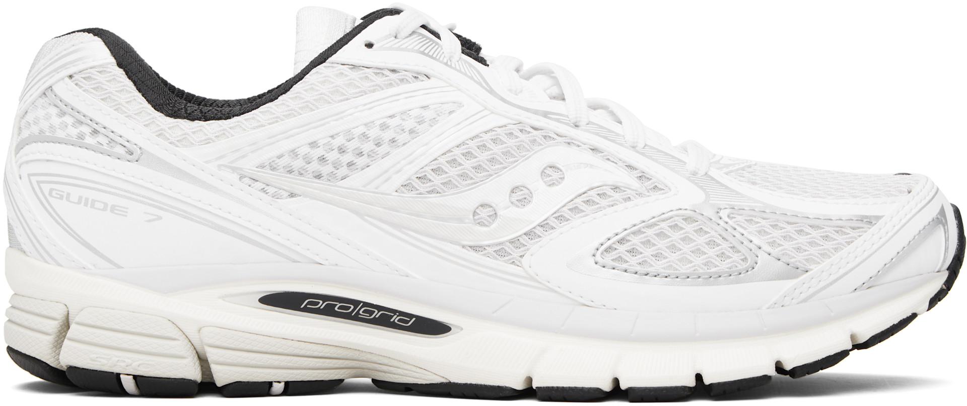 Saucony - 화이트 프로그리드 가이드 7 스니커즈