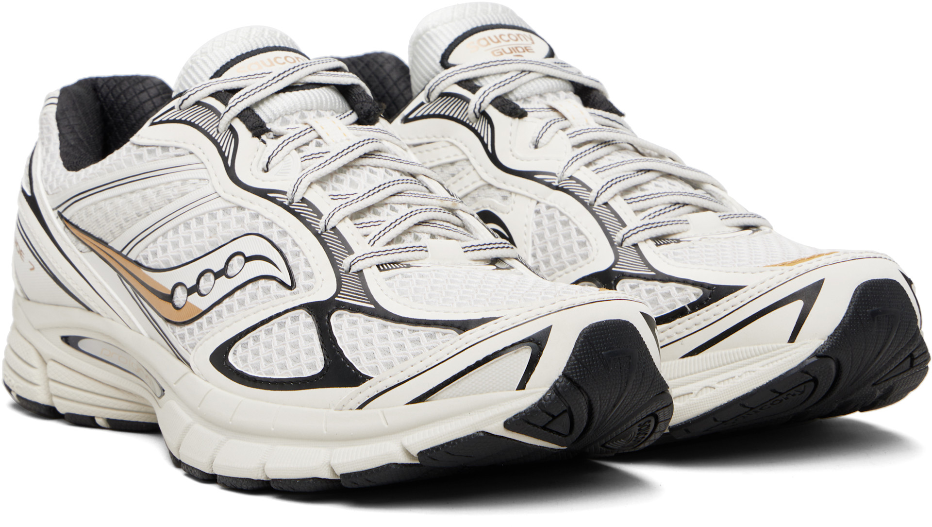 Saucony - 화이트 프로그리드 가이드 7 스니커즈