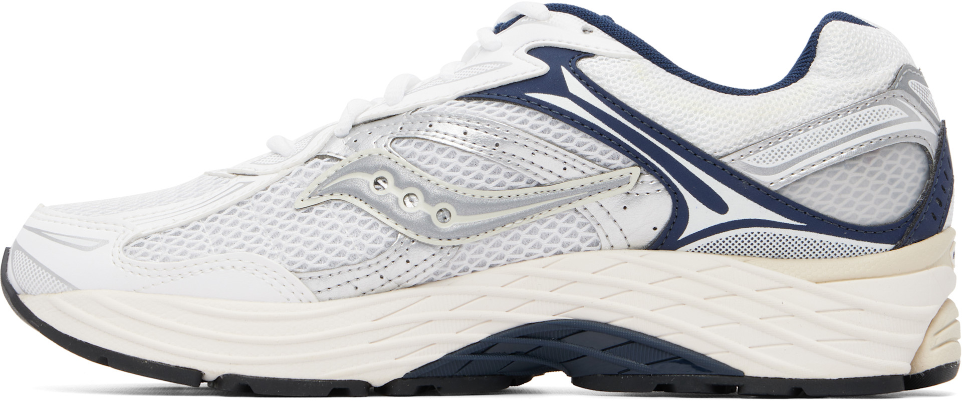 Saucony - White & Navy ProGrid Omni 9 Sneakers