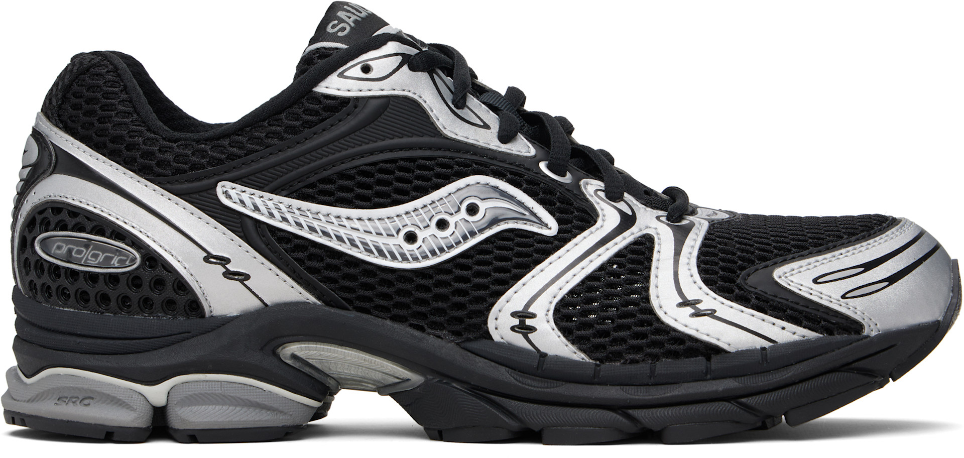 Saucony - Black & Silver ProGrid Triumph 4 Sneakers