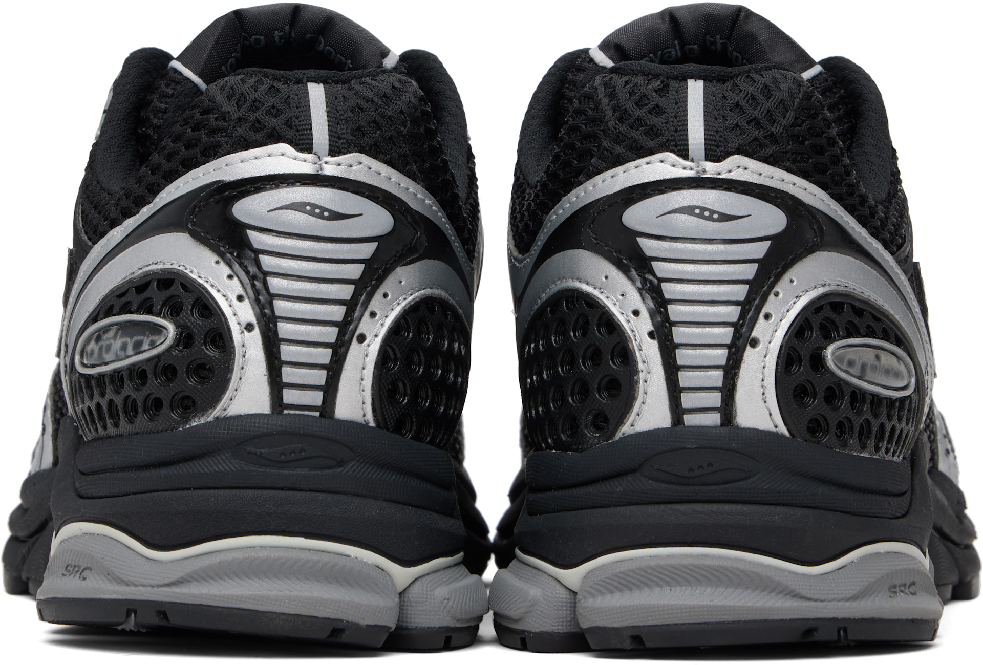 Saucony - Black & Silver ProGrid Triumph 4 Sneakers