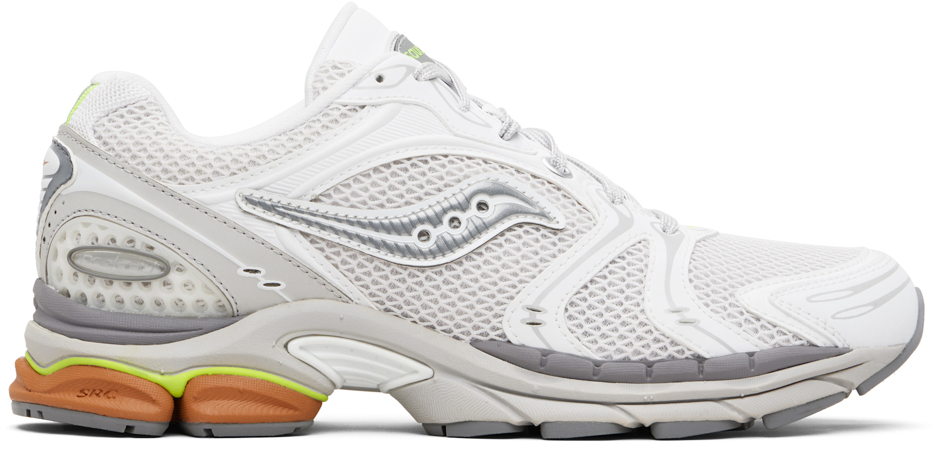 Saucony - White & Gray ProGrid Triumph 4 Sneakers