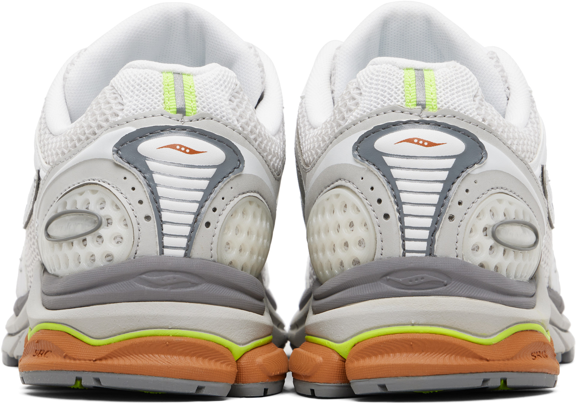 Saucony - White & Gray ProGrid Triumph 4 Sneakers