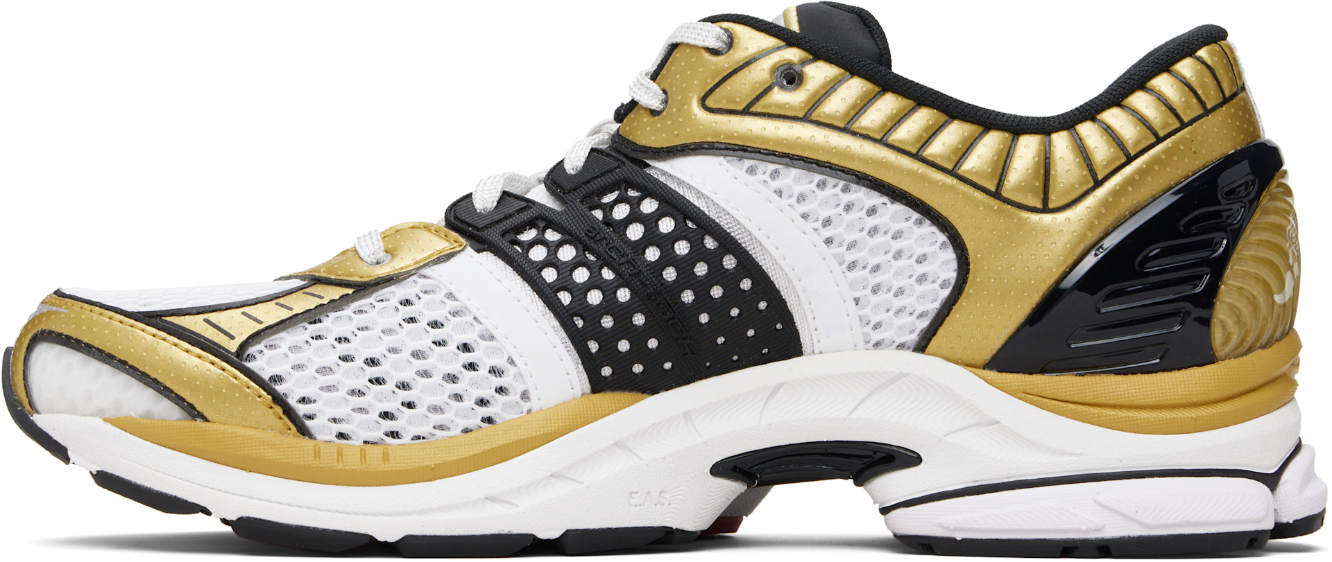 Saucony - Baskets Paramount blanc et doré à technologie ProGrid
