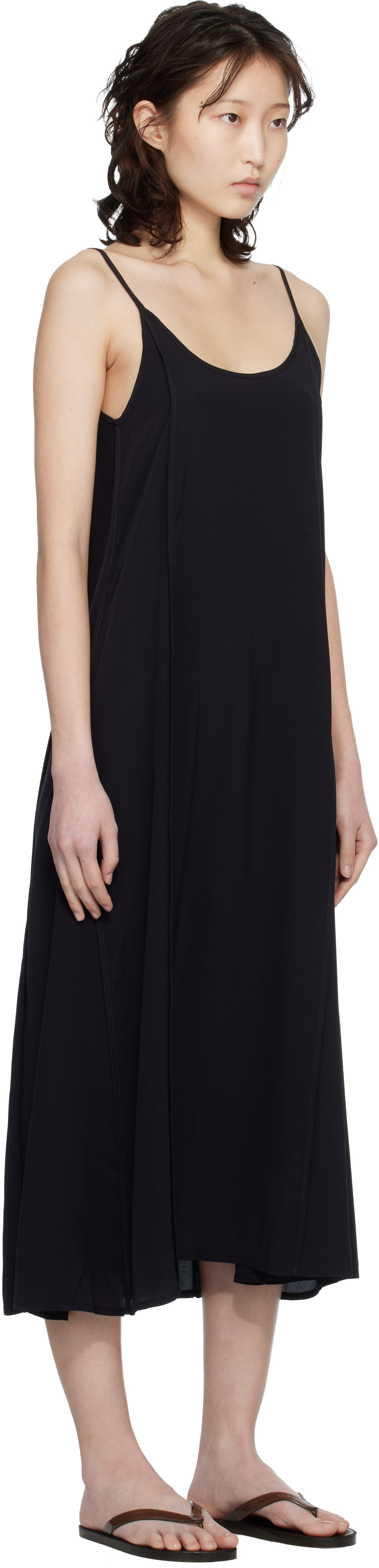 Baserange - Robe longue Ade noire