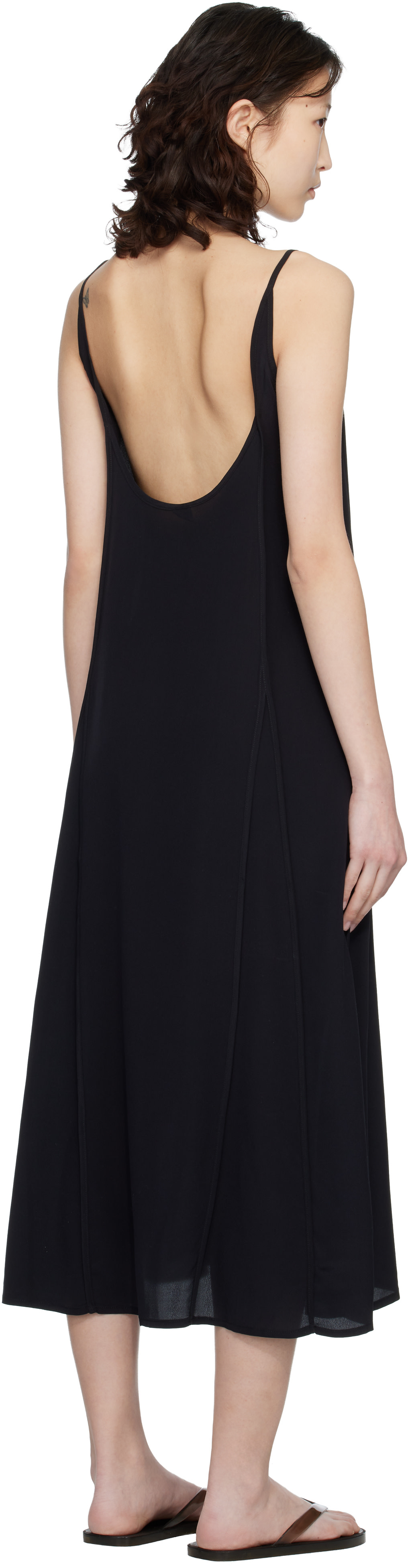 Baserange - Robe longue Ade noire