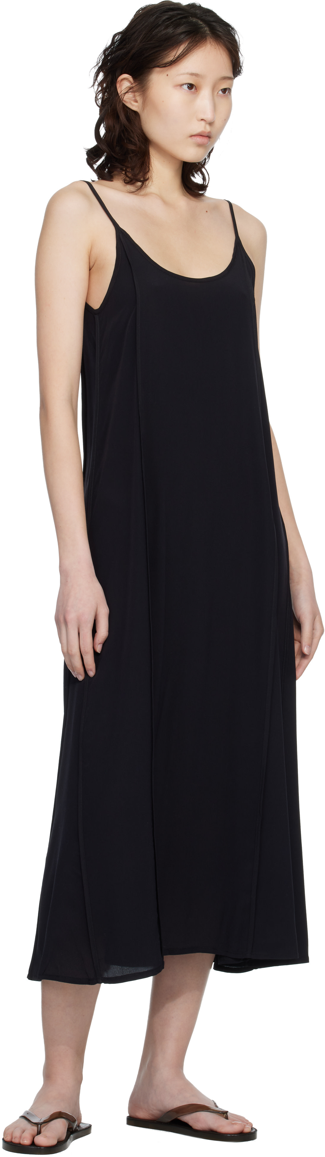 Baserange - Robe longue Ade noire