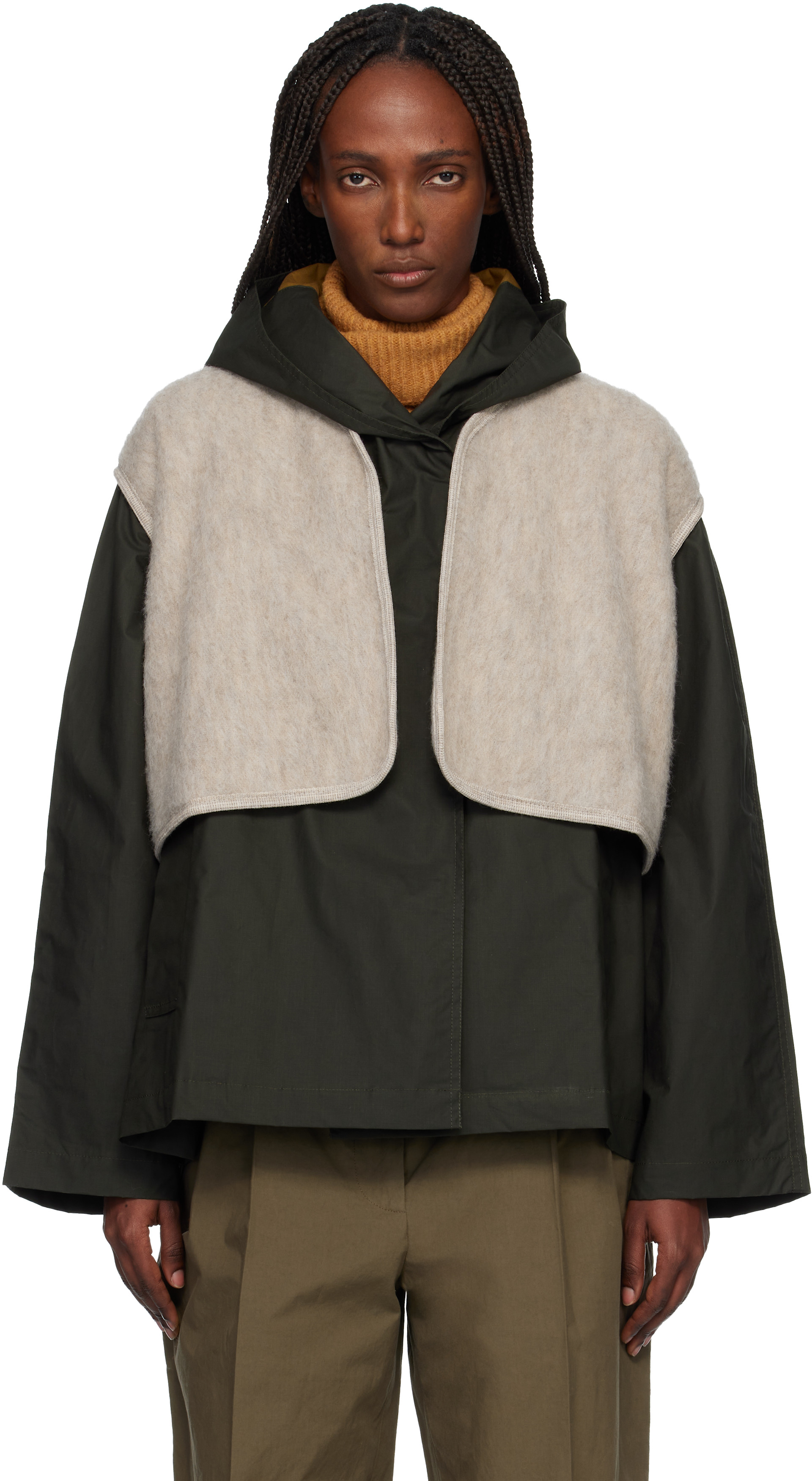 Baserange - Gilet Capas taupe