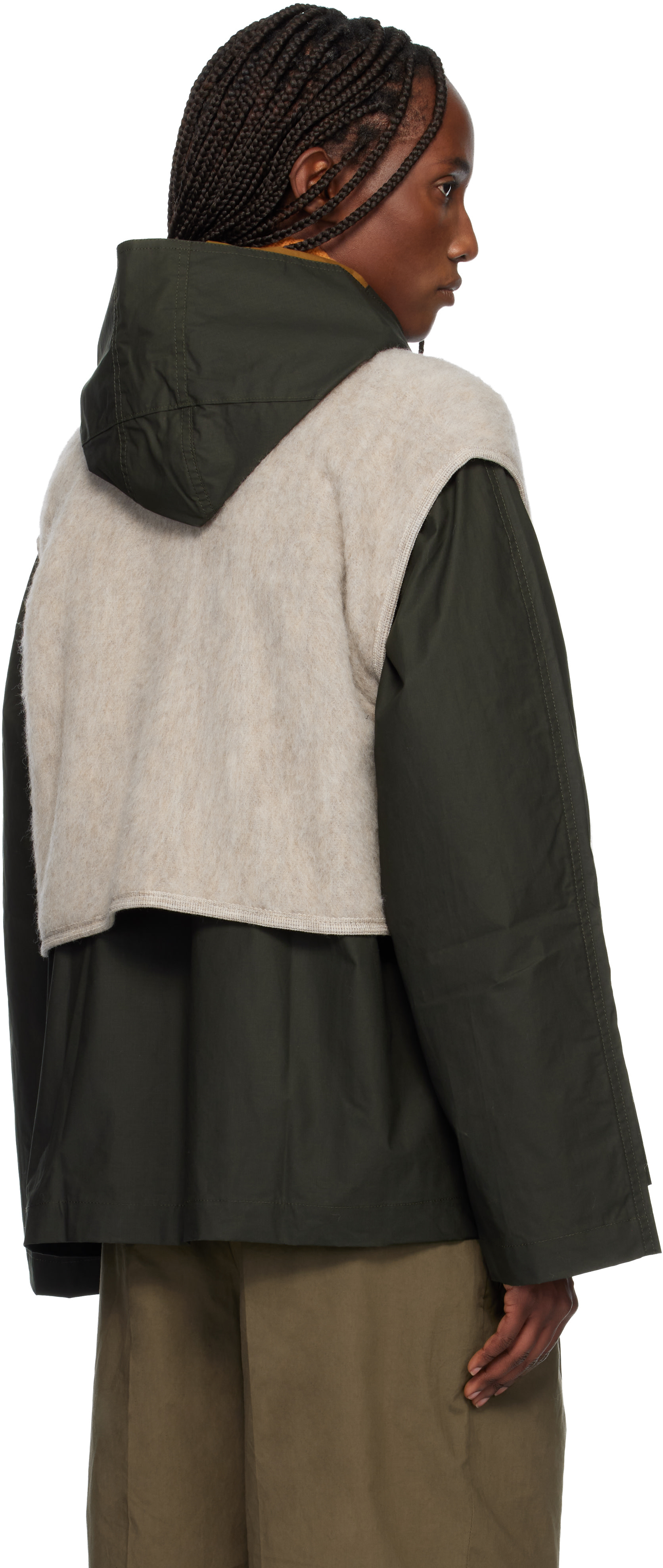 Baserange - Gilet Capas taupe