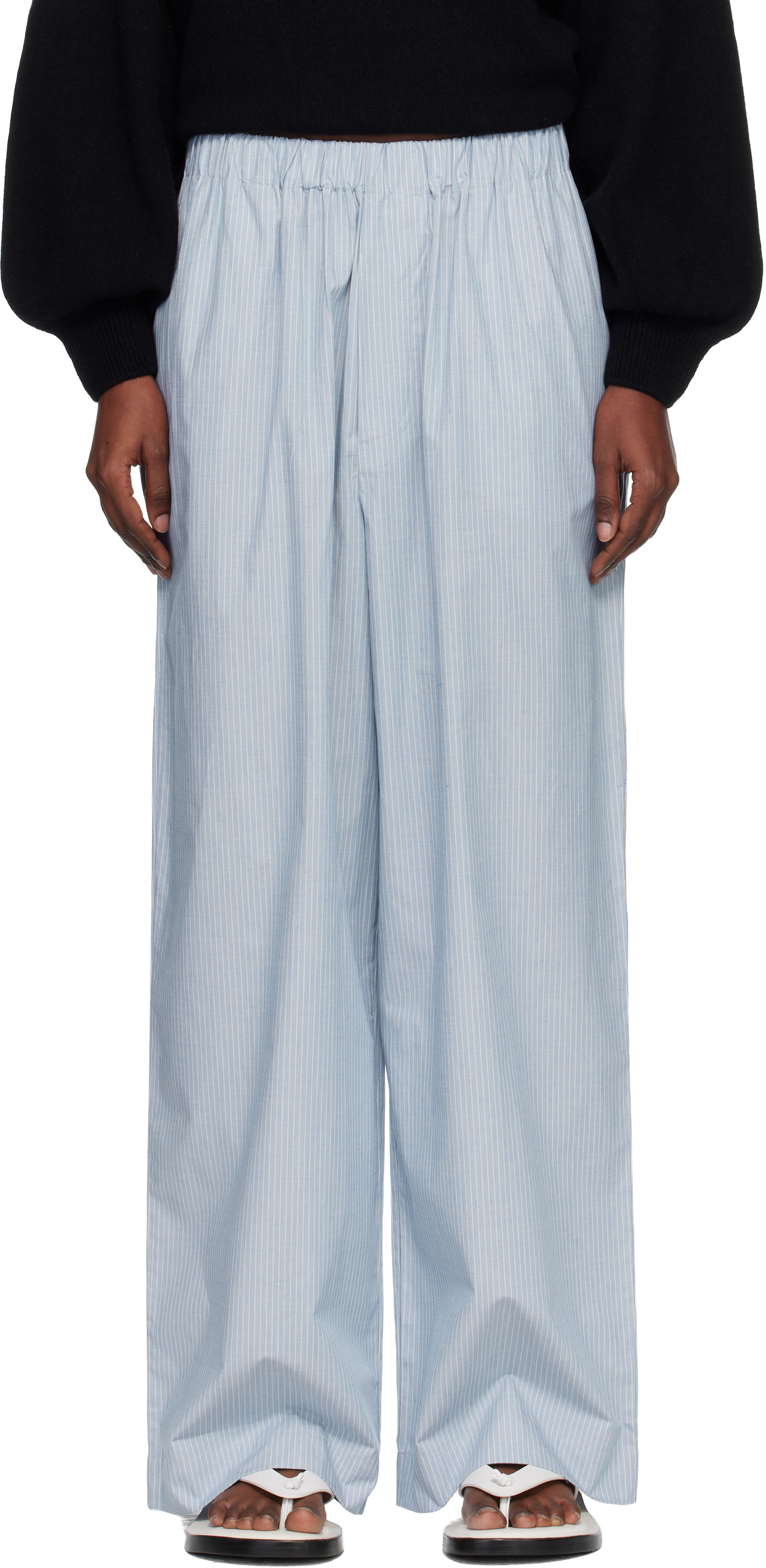 Baserange: Blue Claude Lounge Pants | SSENSE