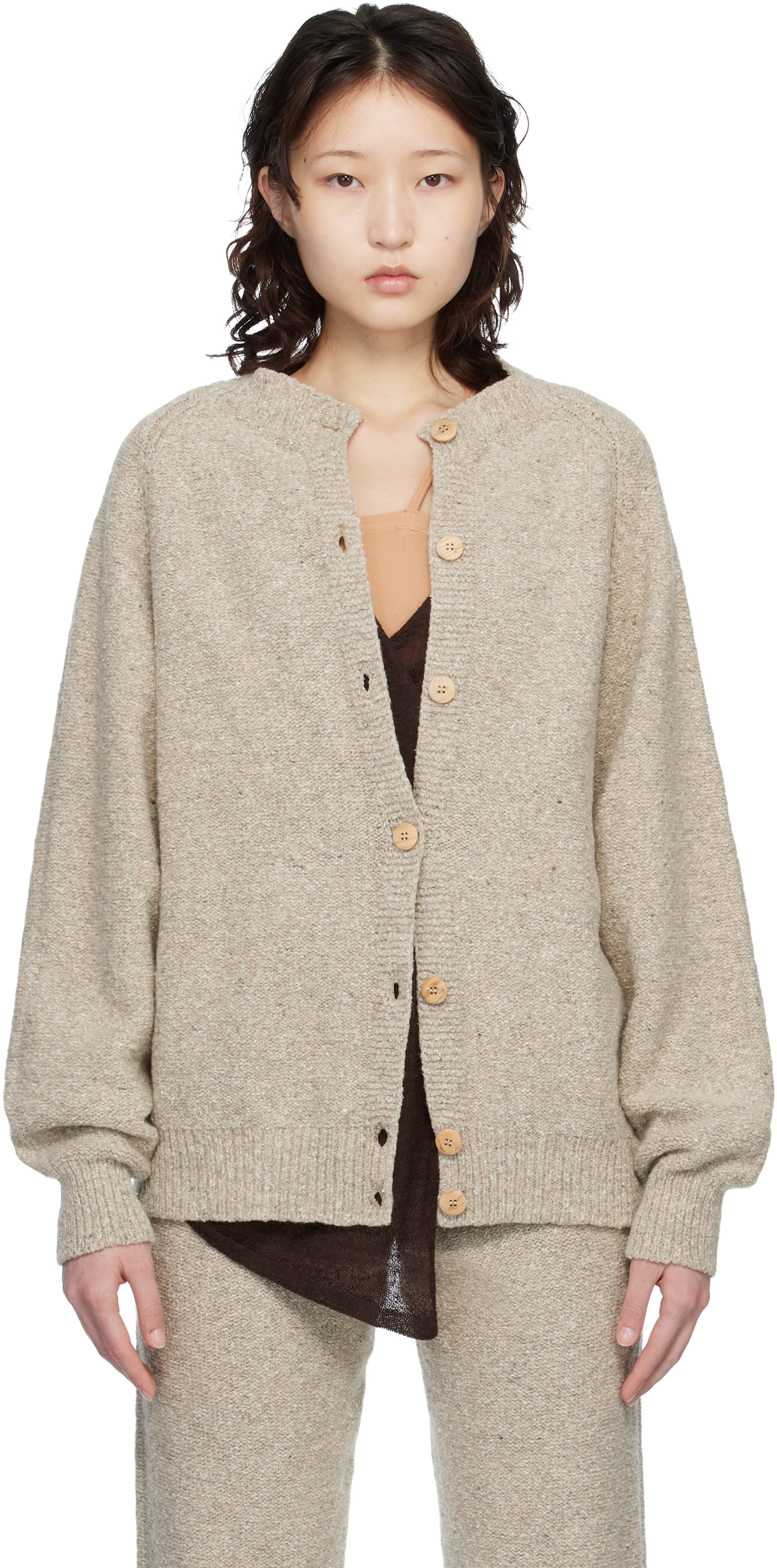 Baserange - Cardigan Soar taupe
